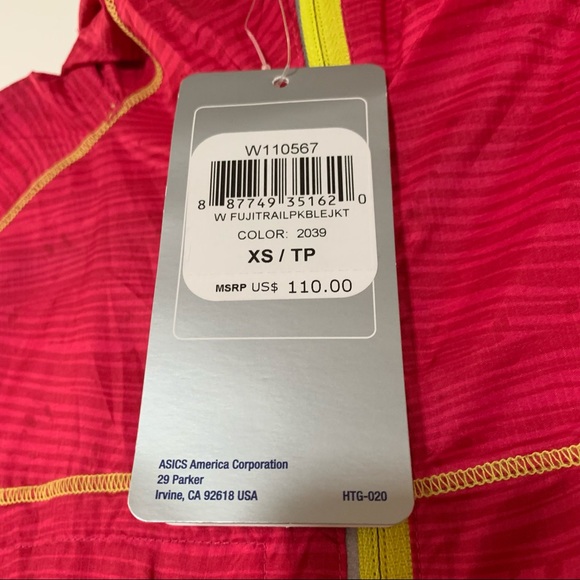 Asics Packable Jacket with Hood - size XS - Picture 6 of 15